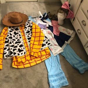Brand New/NeverWorn Adult Woody & Bo Peep costumes